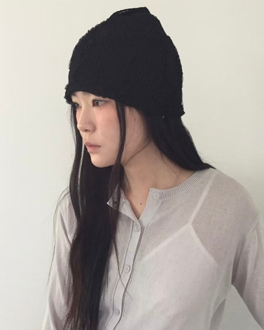 花朵鈎織帽