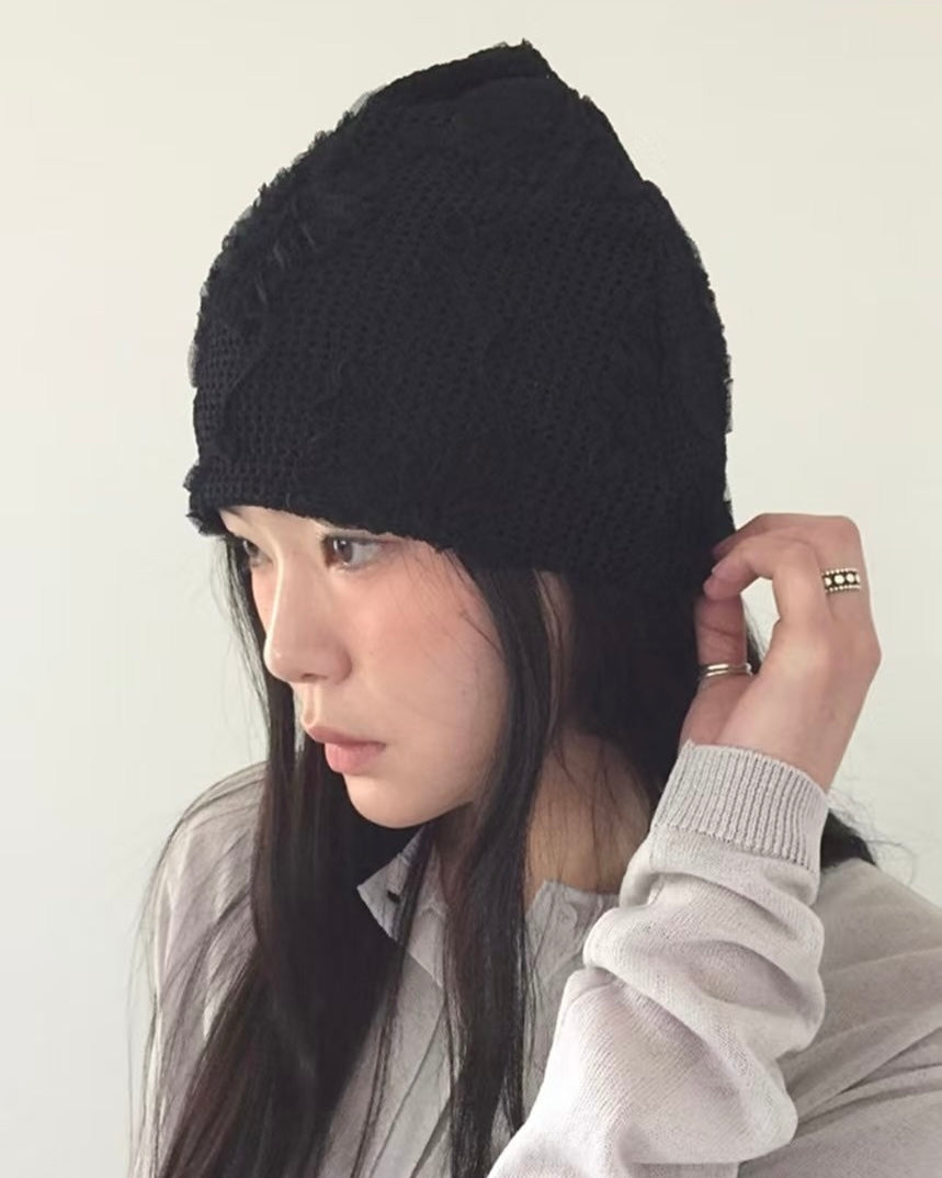 花朵鈎織帽